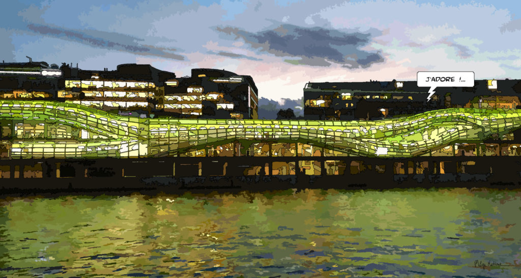 Musée de la Mode en bord de Seine Paris — art Ligne Claire Paris — Philippe Matine