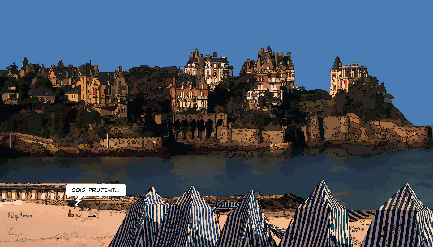 Dinard — art Ligne Claire Bretagne — Philippe Matine