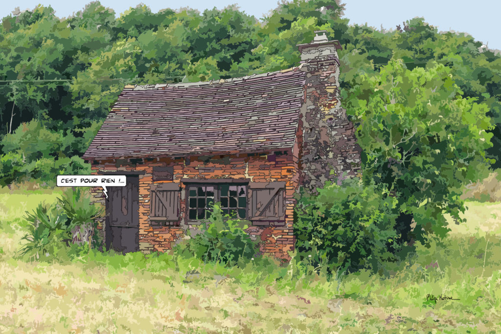 Maison du sabotier Le Perche — art Ligne Claire Le Perche — Philippe Matine