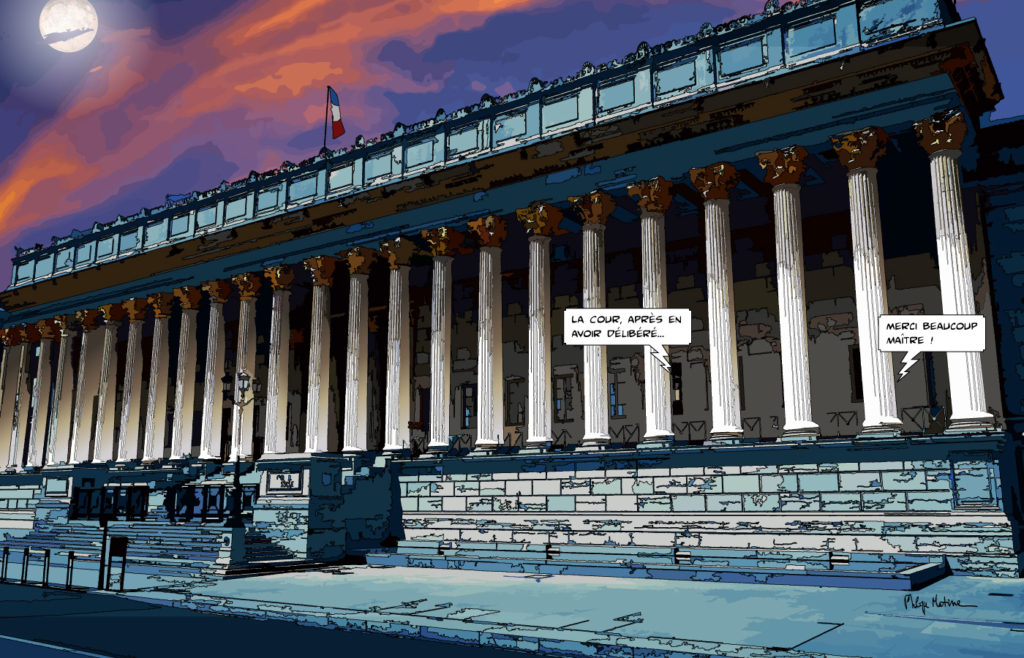 Les 24 colonnes Lyon place Antonin Poncet — art Ligne Claire Lyon — Philippe Matine