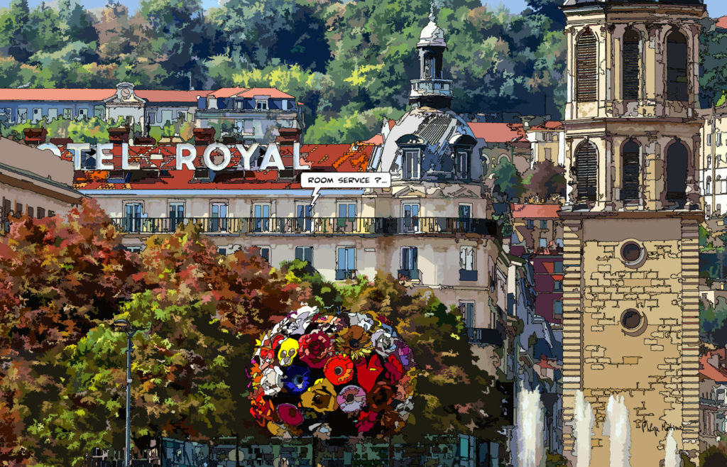 Hôtel Royal Lyon — art Ligne Claire Lyon — Philippe Matine