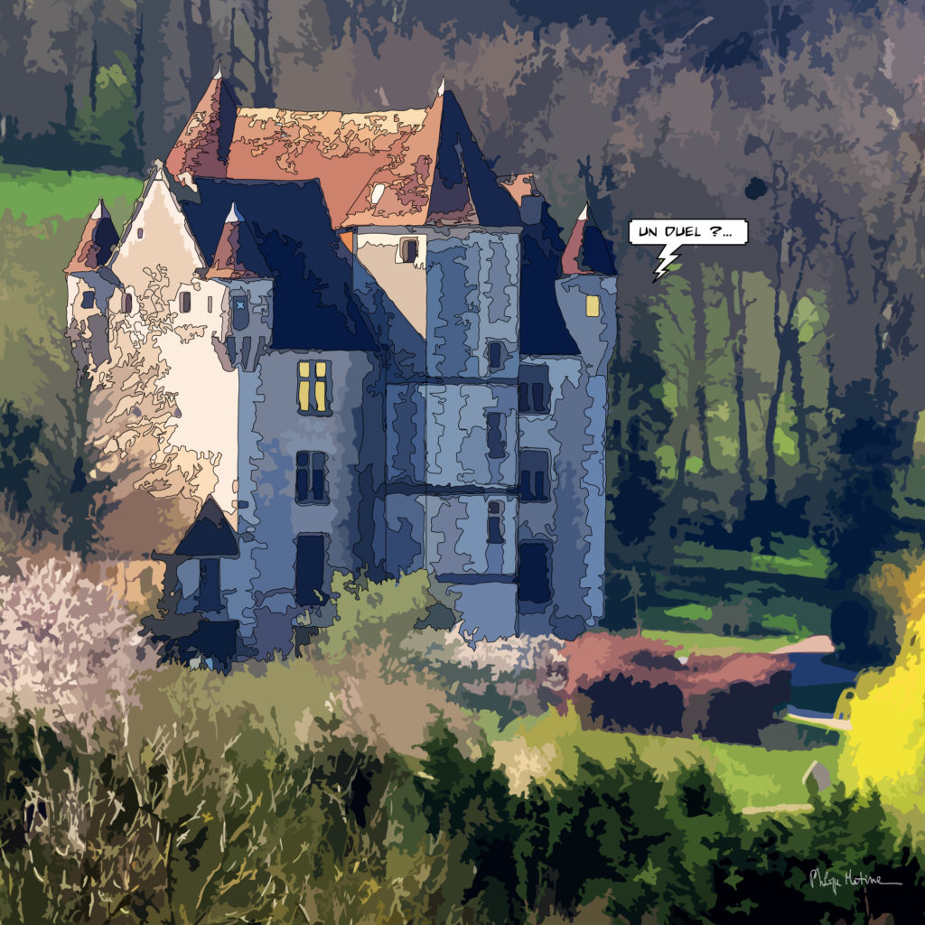 Maison du Perche Manoir de Courboyer — art Ligne Claire Le Perche — Philippe Matine