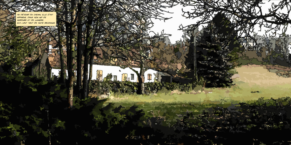 Bellou, Le Perche bocage — art Ligne Claire Le Perche — Philippe Matine