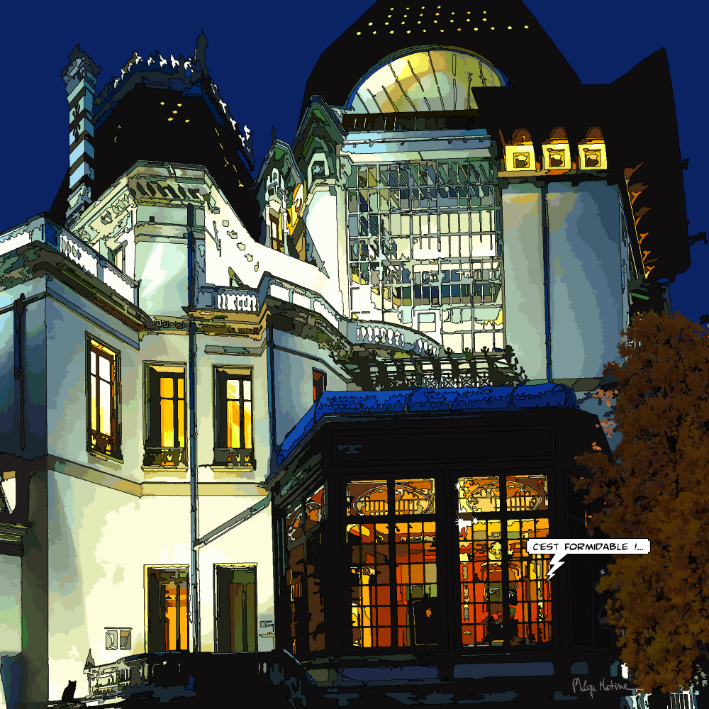 Maison Lumière Lyon patrimoine cinématographique — art Ligne Claire Lyon — Philippe Matine