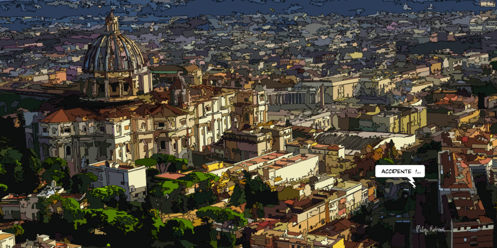 Roma accidente 140x70 visible